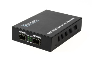 Convertor media SFP+ la SFP+ 10Gb cu funcție de repetor 2 porturi SFP+ 10G