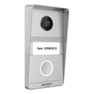 Kit videointerfon analogic 7inch, camera 2MP, conectare 2 fire - Img 3