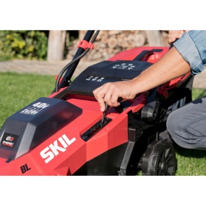 Masina de tuns iarba, SKIL 0140 BA, 43cm, Brushless, cu acumulatori si incarcator - Img 8
