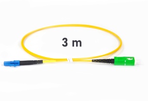 Patchcord LC/UPC-SC/APC, SM G.657A1 Simplex, 3m - Img 2
