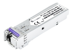 SFP 1000Base-BX WDM 1.25Gbps Tx1490nm/ Rx1550nm LC DDM SMF 80km bidi