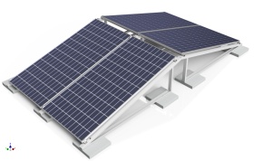 Structura pentru acoperis plat - 15 grade - SGS-SS-SP02XL - Img 4