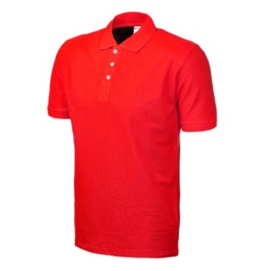 Tricou polo confort rosu marimea S