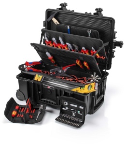 Troler cu scule pentru electricieni - 63 piese - 00 21 37