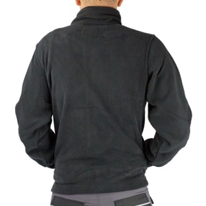 Bluzon iarna nero negru material-lana polara (poliester) marimea XXL - Img 2