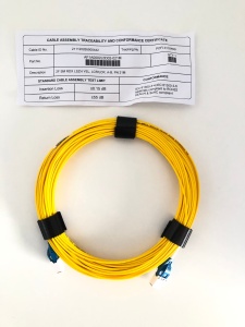 Cablu Patch Optic SM 2 Fibre LCR/LCR LSZH Galben 21m Duplex RDX