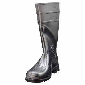 Cizme lucru farmer negre pvc ob sra marimea 42 - Img 4