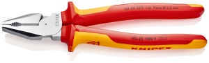Cleste combinat cu parghie mare - patent VDE 225 mm - 02 06 0225 - Img 1