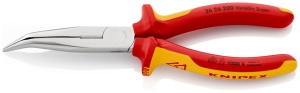 Cleste cu cioc semirotund si suprafata taietoare VDE 200 mm - 26 26 200 - Img 1