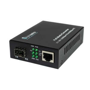 Convertor media PoE 1x10/100/1000Base-T RJ45, 1x 1000M SFP - Img 2