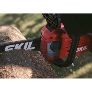 Fierastrau electric (drujba) Brushless, viteza 7.9 m/s, lama 30 cm, Accu 4 Ah si incarcator - Img 6