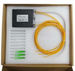 GPON OADM în ABS Box, Pigtail-uri 2m SC/APC, 1260-1350nm și 1490nm - Img 2