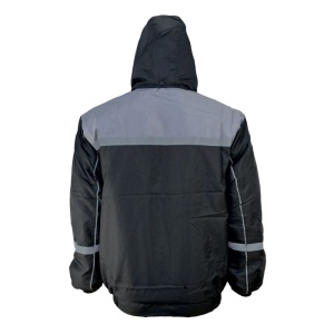Jacheta iarna winter negru oxford/poliester- Marimea XL - Img 2