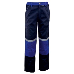 Pantalon talie pluto-pt bleumarin/albastru material-bumbac marimea 46 - Img 1