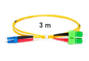 Patchcord LC/UPC-SC/APC, SM G.657A1, duplex, 3m - Img 2