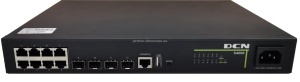 Switch Managed L2 - 8 Porturi Gigabit PoE+ și 4 Porturi 10G SFP+ Uplink