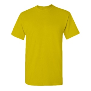 Tricou clasic galben marimea L