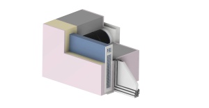 Unitate Sevi160U de ventilatie cu recuperare de caldura integrata in fatada - Img 5