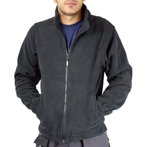 Bluzon iarna nero negru material-lana polara (poliester) marimea XXL