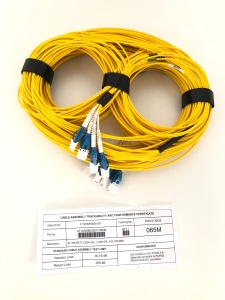 Cablu Patch Optic SM 8 Fibre LCR/LCR LSZH Galben 65m Mini-Core