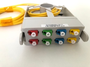 Casetă Splitter Optic Pre-terminată AFLHS U-Series GY7035 LCA-SC SM G.657A2 8F (Splitter 2x2:4) 2m
