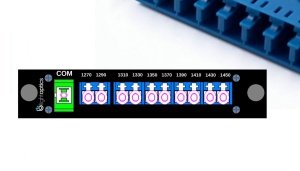 Demultiplexor CWDM 10 canale: 1270~1450, SC/APC și LC/UPC LGX