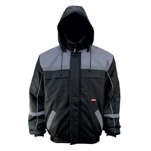 Jacheta iarna winter negru oxford/poliester- Marimea XL