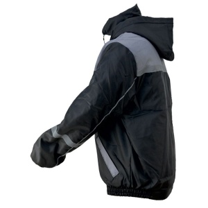 Jacheta iarna winter negru oxford/poliester- Marimea XL - Img 3