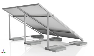 Structura pentru acoperis plat - 30 grade - SGS-SS-SP05 - Img 3