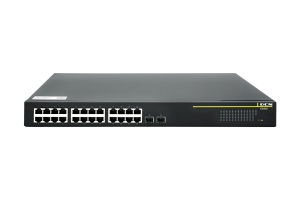 Switch DCN ES430-26P-POE, 24x GbE PoE+, 2x SFP, 52Gbps, L2 Managed