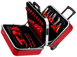 Troler cu scule pentru electricieni BigTwin rosu - Img 2