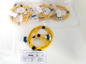 Cablu Patch Optic (Patch Cord) SM, 8 Fibre, LC/UPC-LC/UPC, LSZH, Galben, 10m