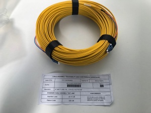 Cablu Patch Optic SM 2 Fibre LCD/LCD LSZH Galben 64m Flat Twin FT