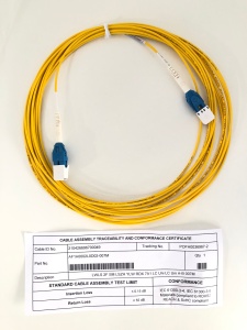 Cablu Patch Optic SM G.657.A1 2 Fibre LC Uniboot / LC Uniboot LSZH Galben 7m Duplex RDX LWLS