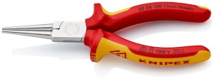 Cleste cu cioc lung rotund VDE 160 mm - Img 1