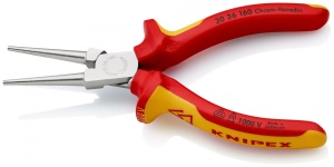 Cleste cu cioc lung rotund VDE 160 mm - Img 2