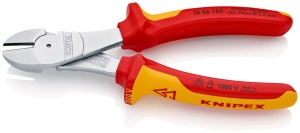 Cleste sfic cu parghie mare VDE 180 mm - Img 2
