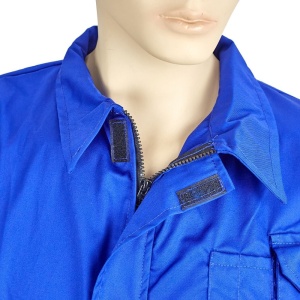 Costum cu pieptar new victory albastru royal material-bumbac/poliester marimea 46 - Img 6