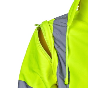 Jacheta iarna reflectorizanta crossroad 2 in 1 galben/bleumarin softshell Marimea 3XL - Img 6