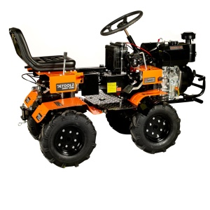Mini tractor Detoolz, motorina, 17CP, 530CC, 4T - Img 5