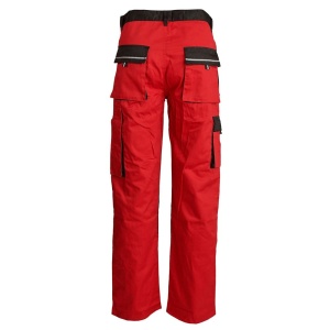 Pantalon talie galaxy rosu/negru material-bumbac/poliester marimea 54 - Img 2