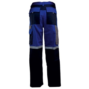 Pantalon talie pluto-pt bleumarin/albastru material-bumbac marimea 58 - Img 2