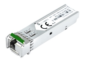 SFP 1000Base-BX BiDi 1.25Gbps Tx1550nm/Rx1310nm LC SMF DDM 20km, industrial (temperatură de funcționare -40+85)