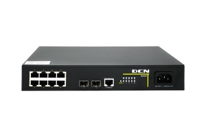 Switch Managed L2 - 8 Porturi Gigabit RJ45 și 2 Sloturi SFP