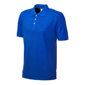 Tricou polo confort albastru electric marimea L