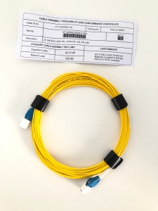 Cablu Patch Optic SM 2 Fibre LCR/LCR LSZH Galben 10m Duplex RDX