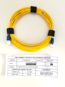 Cablu Patch Optic SM 2 Fibre LCR/LCR LSZH Galben 19m Duplex RDX