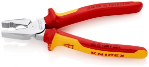 Cleste combinat cu parghie mare - patent VDE 200 mm - 02 06 0200 - Img 2