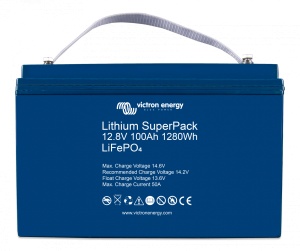 Lithium SuperPack 12.8V/100Ah High current (M8)