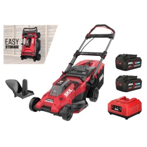 Masina de tuns iarba, SKIL 0140 BA, 43cm, Brushless, cu acumulatori si incarcator - Img 2